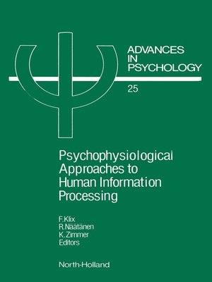 cover image of Psychophysiological Approaches to Human Information Processing